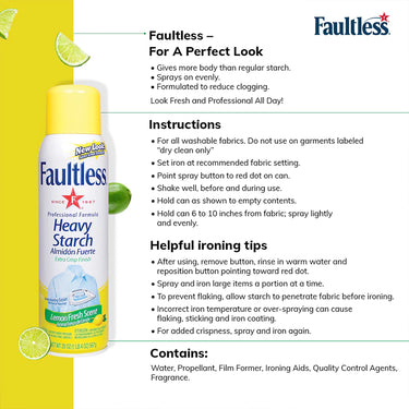 FAULTLTESS-Heavy Hold-Lemon-567g-Spray